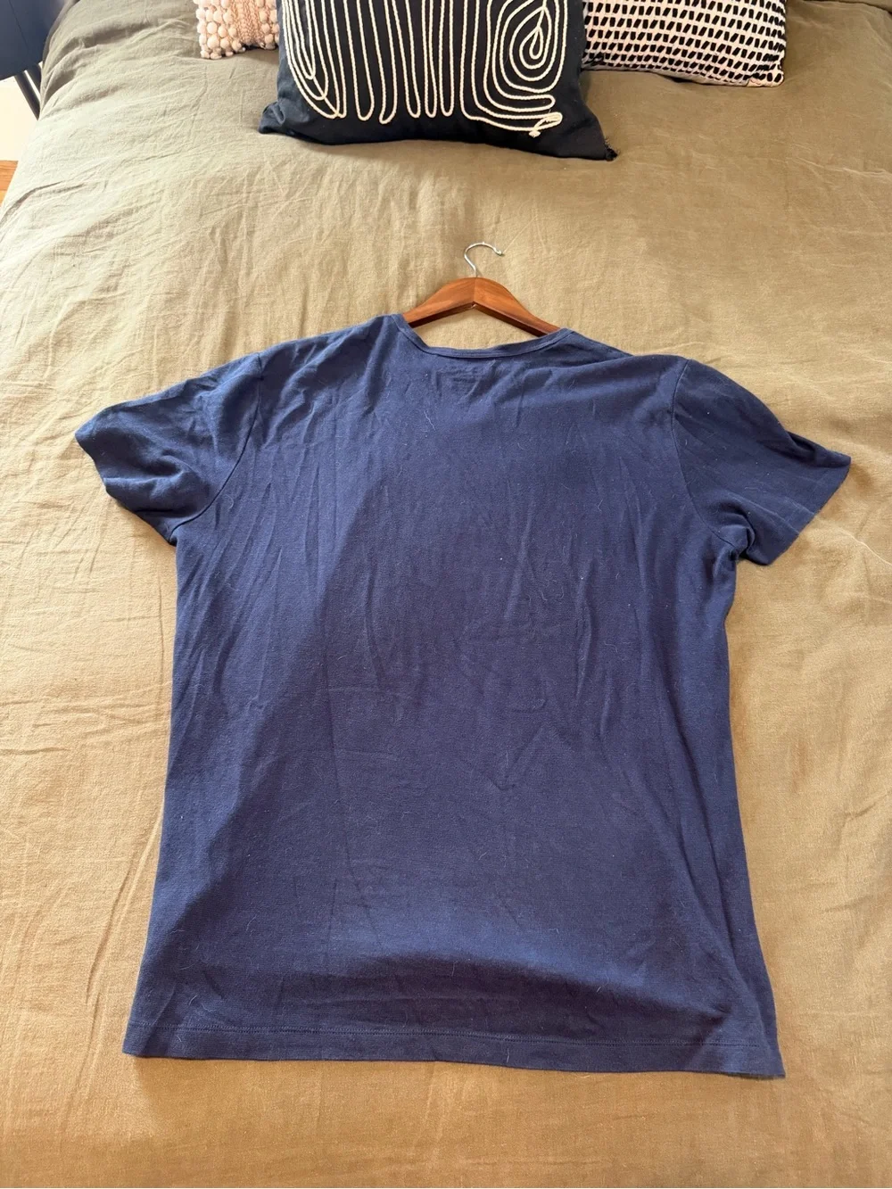 Banana Republic Navy Short Sleeve Crewneck Tee